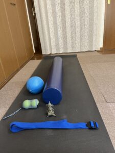 土曜の午後はＨＯＭＥヨガ・レッスン前後の情報交換love